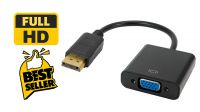 Adaptador Displayport Macho a VGA Fêmea