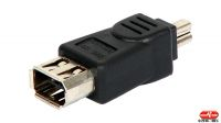 Adaptador de conexão Firewire 4 pinos macho a 6 pinos fêmea