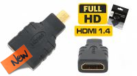 Adaptador  HDMI-A (F)->Micro  HDMI-D (M)