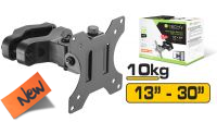 Suporte tubo LCD/TFT 13-30" VESA 75/100 preto 10Kg