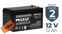 Bateria Phasak 12V 12Ah