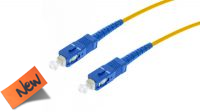 Cabo fibra óptica SM OS2 9/125µ  SC/UPC - SC/UPC  LSZH SX amarelo  15m.