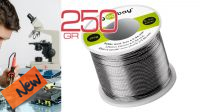 Bobine de solda 0.3% prata, 0.7% cobre, 96.5% estanho cinzento 250g