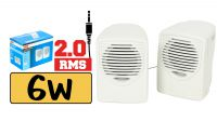 Colunas amplificadas multimédia 20W