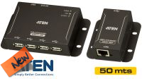 Extensor USB 4 portas por Cat.5/6 até 50m