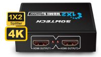 Splitter 2p. HDMI 19p 1080P 250MHz até 15m. preto