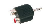 Adaptador de audio Jack 3.5 mm Macho a 2 x RCA Hembra