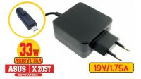 Transformador  33W compatível Asus Eeebook X205T 19V 1.75Amp