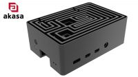 Carcaça comp. com Raspbeyry PI4 modelo B alumínio preta