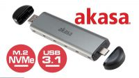 Caja externa Ultra slim USB 3.1 Gen2 M.2 PCIe NVMe SSD en alumínio Negro