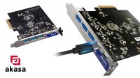 Placa PCIe USB 3.2 A x 3port, C x 2port , 1XSATA interna