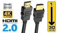 Cabo HDMI 2.0 Goldplated 4K 30/60Hz M/M HDCP2.1