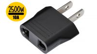 Adaptador de alimentación NEMA 1-15 para Europlug CEE 7/16