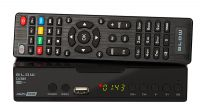 Receptor TDT DVB-T2 H265 MPEG4 Scart/HDMI/USB 1080P mando Negro