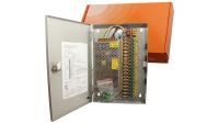 Fuente de alimentación p/CCTV 18 salidas 12V 10A AC 100-240V caja metálica