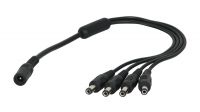 Cable de alimentación divisor para 4 dispositivos CCTV