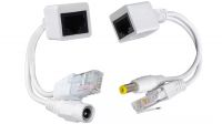 Kit PoE passivo RJ-45 com conector DC