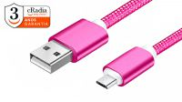 Cabo cRadia USB a micro USB de dados e carga 2A com 1m