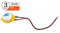 Pilha litio 3V CR2032 com cabo conector JST 2pin CMOS/RTC