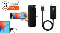 Transmissor e recetor Wireless cRadia HDMI 1080P 2.4G - 5G c/ adap. Tipo C até 50m
