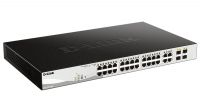 Switch D-Link Web Smart DGS-1210-28P - Gestionable - 24x10/100/1000 PoE + 4SFP