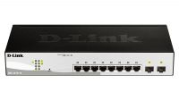 Switch D-Link 10 portas Gigabit Smart 2x combo 1000BaseT/SFP DGS-1210-10