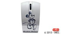 DY 7240 : Ratón óptico mini USB 2.0 800 dpi, cable retráctil (Mickey Retro)