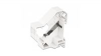 Adaptador de plástico para Keystone RJ45 blindado para estructura metálica DIN 35mm