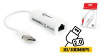 Adaptador USB 2.0 a rede 10/100Mbps branco