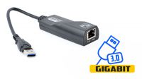 Adaptador USB 3.0 - RJ45 Gigabit preto