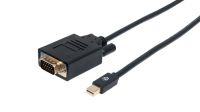 Cabo mini DisplayPort V1.1 a VGA 1080P (1920x1080@60Hz) M/M 1.8m