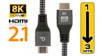 Cabo HDMI 2.1 goldplated 8K4320p 60hz  M/M