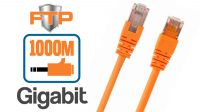 Cable de red FTP Cat. 5E Naranja