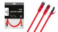 Cable de red FTP Cat. 6 CCA Rojo