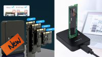 Docking Station USB p/SSD M.2 SATA & NVME preto