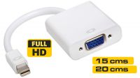 Adaptador Mini Displayport Thunderbolt a VGA em branco