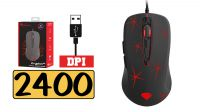 Ratón Gaming GENESIS KRYPTON 110 Optico 2400DPI Iluminado Negro