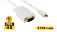 Cabo mini DisplayPort a VGA 1080P M/M 1.80 m.