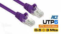 Cable de red UTP Cat. 6 Purpura