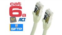 Cable de red SFTP CU PIMF Cat. 6A Marfil