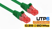 Cables de red UTP Cat. 6 Verde