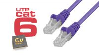 Cables UTP RJ45 Cat.6 certificado UL Violeta