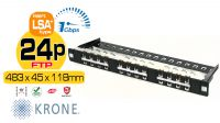 Painel de transferencia Cat. 5E FTP 19" KRONE