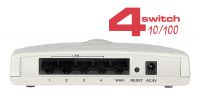 Switch 4x10/100 + Router de banda larga