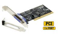 Placa Longshine PCI 1 porta paralela com opção de baixo perfil