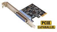 Tarjeta Longshine PCI-E 1 puerto paralelo con opción de bajo perfil