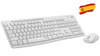 Logitech Teclado + Rato Wireless MK295 silent touch branco 950-009822