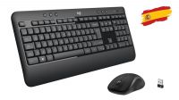 Kit de teclado y ratón Logitech Wireless MK540, layout español Negro 920-008680