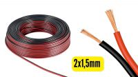 Bobina de Cable de Audio 2x0.50/0.75/1.1/1.50/2.50mm² - Blanco, 100m