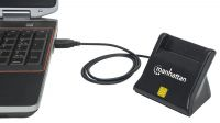 Lector tarjetas USB 2.0 para Smart Card y DNI electrónico en Negro